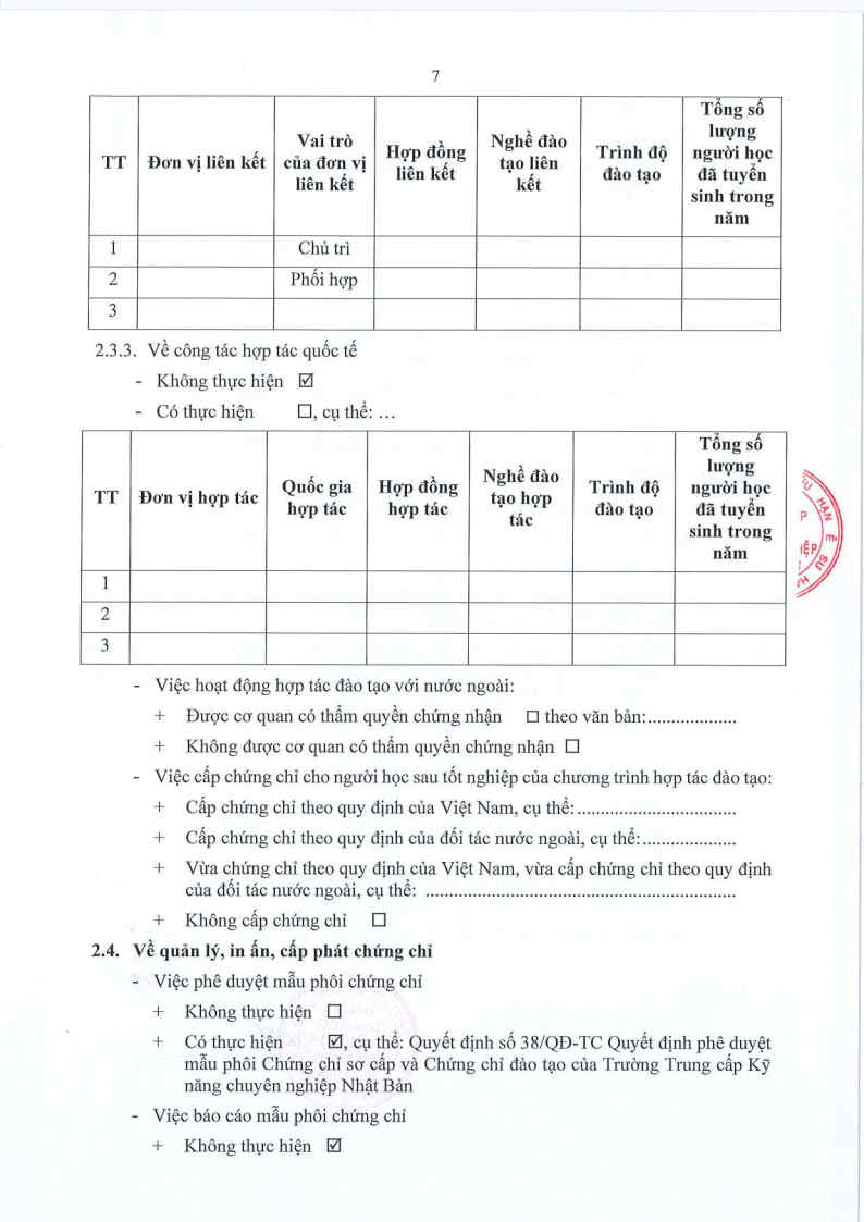 Trường Trung cấp Kỹ năng Chuyên nghiệp Nhật Bản