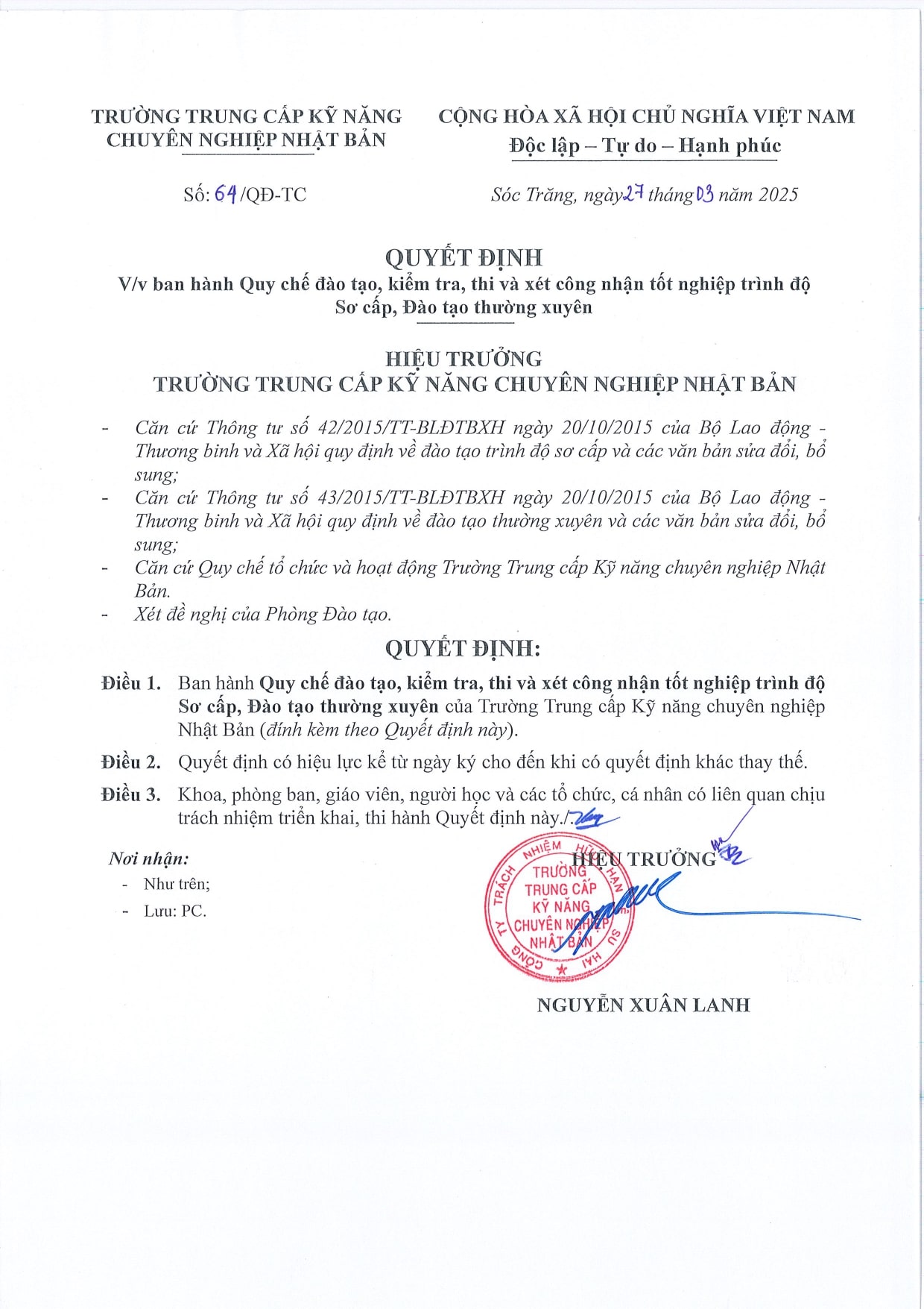 Trường trung cấp chuyên nghiệp Nhật Bản