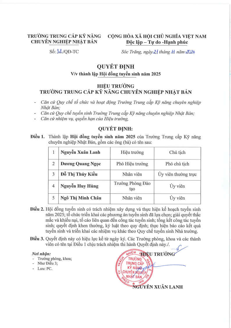 Trường trung cấp chuyên nghiệp Nhật Bản