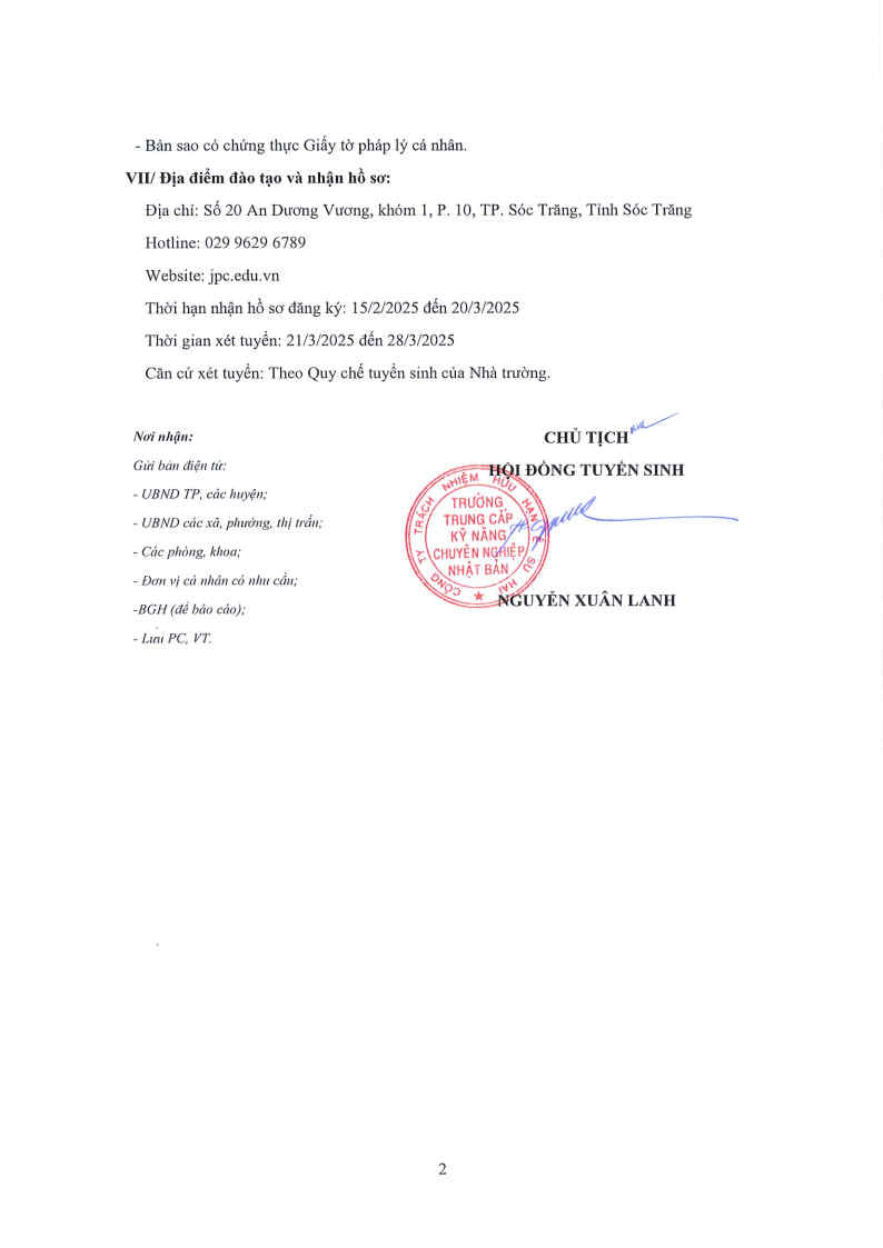 Trường trung cấp chuyên nghiệp Nhật Bản