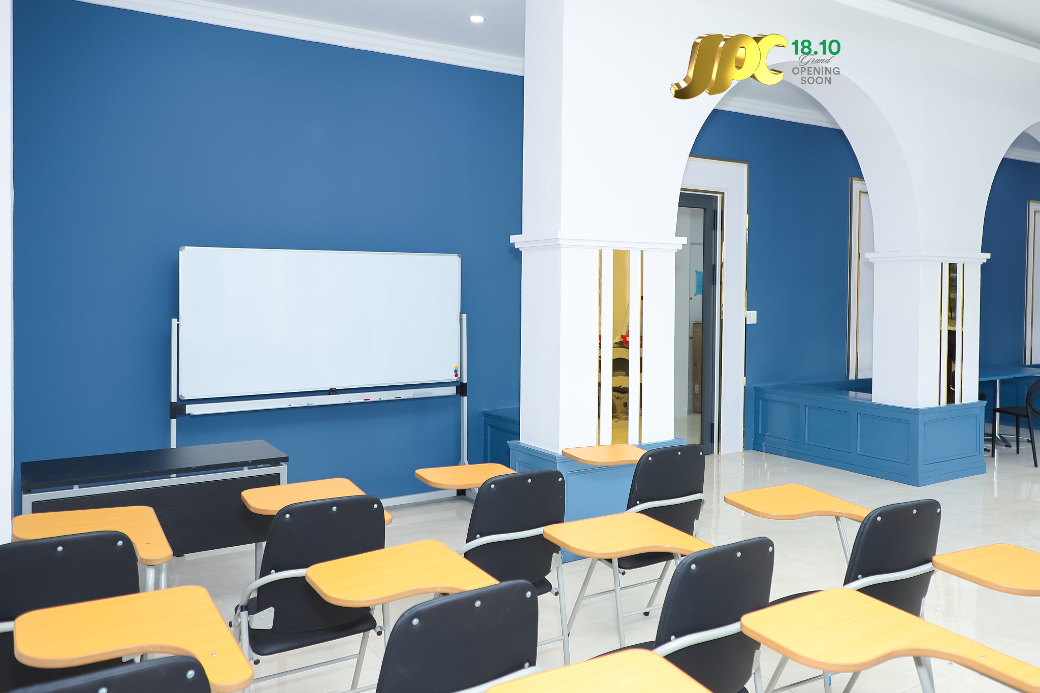 Không gian lớp học mở và rộng rãi