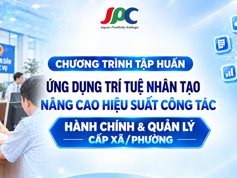 Lịch huấn luyện AI - Dành cho Cán bộ, Viên chức xã/ phường - Tháng 9/2026