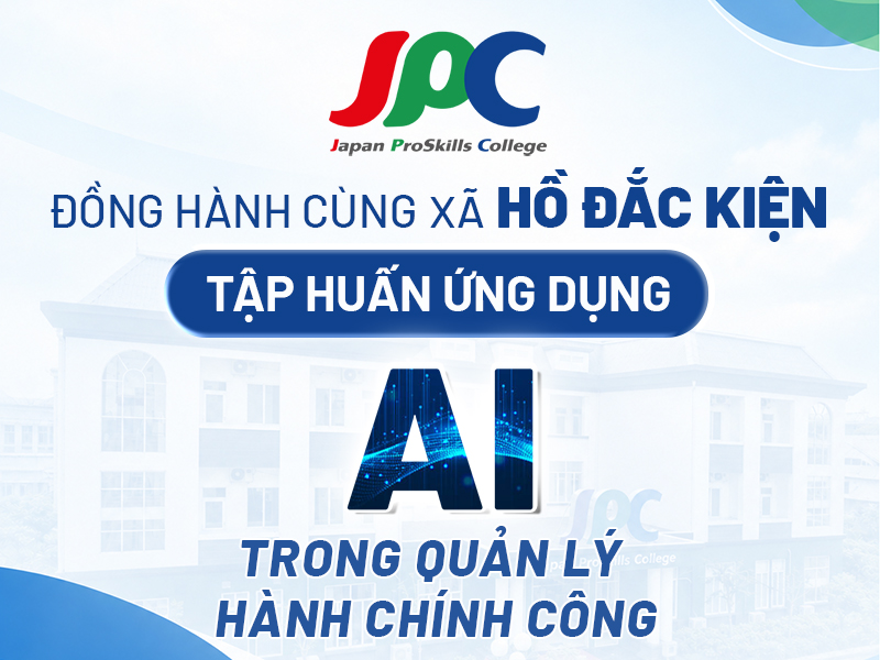 JPC ĐỒNG HÀNH CÙNG XÃ HỒ ĐẮC KIỆN ĐẨY MẠNH ỨNG DỤNG AI TRONG QUẢN LÝ HÀNH CHÍNH CÔNG